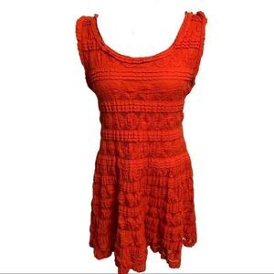 New! Max Studio Specialty Products Red Lace Sleeveless Dress Sz XL